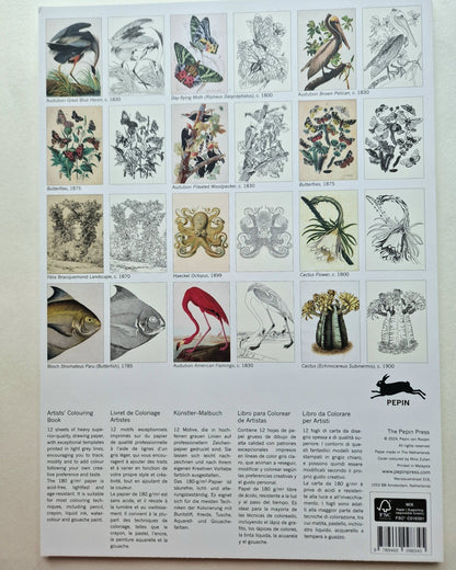 Kunstenaarskleurboek Natural History | PEPIN Press - NOOR goes wild