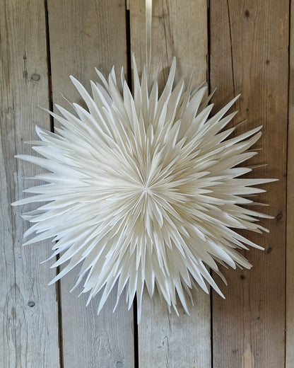 Papieren bloem Dahlia | Wit 60 cm - NOOR goes wild