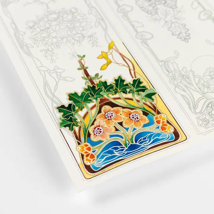 Kunstenaarskleurboek Art Nouveau | PEPIN Press - NOOR goes wild