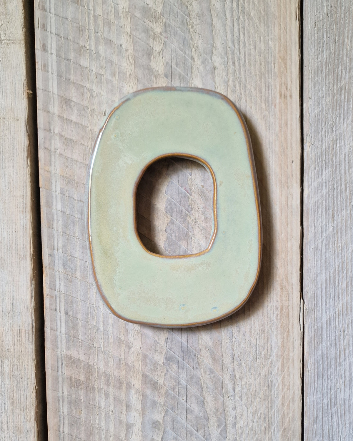 Keramieken fotolijst M | Saliegroen