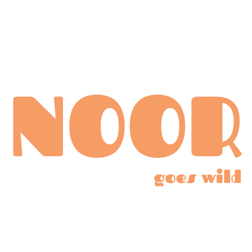 NOOR goes wild logo oranje transparant