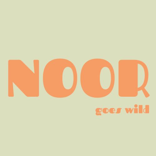 NOOR goes wild logo vierkant oranje donkerder